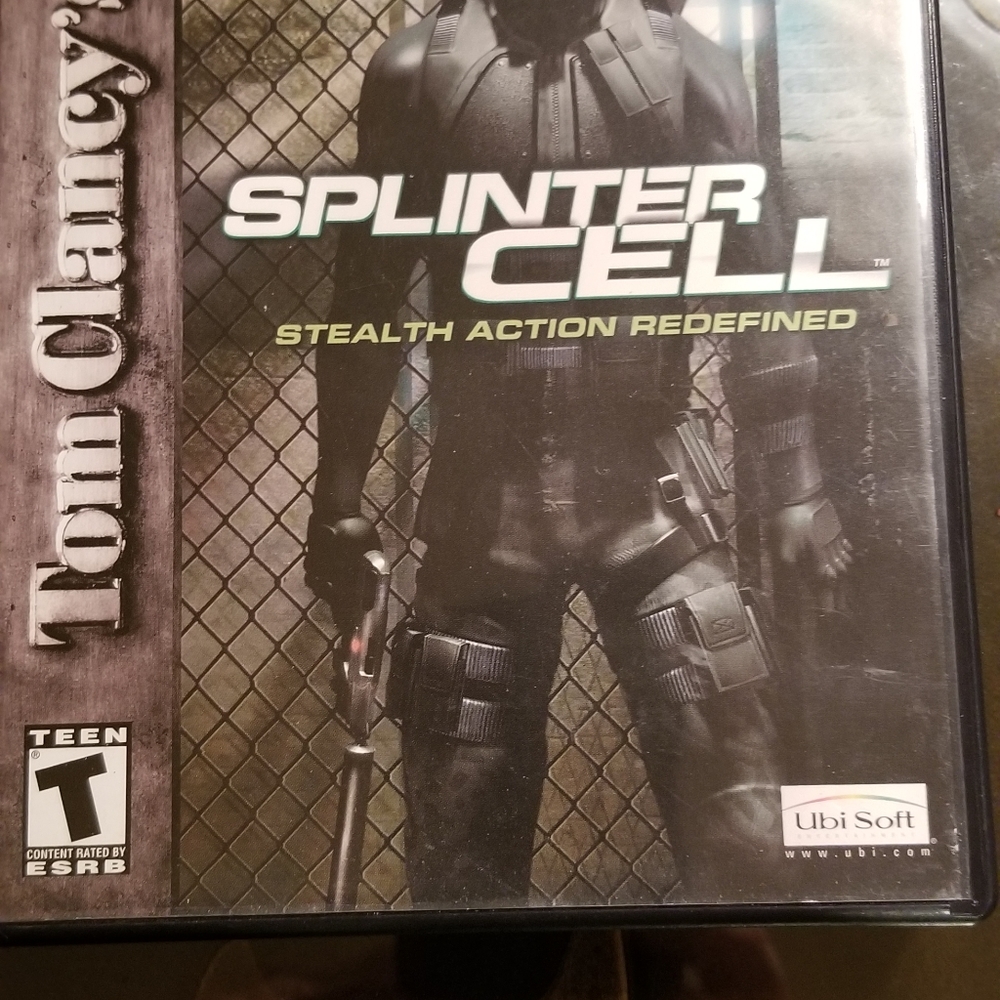PS2 SPLINTER CELL Cartridge and Insert Booklet tested